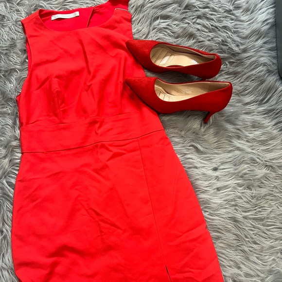 Red Classic Pump Heels - Picture 8 of 8